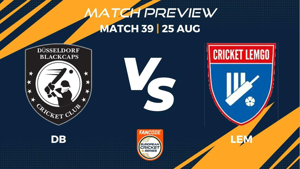 DB vs LEM Preview | Match 39 – FanCode ECS Germany, Krefeld