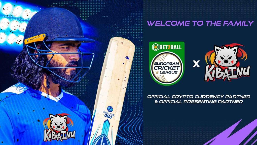 Kiba Inu sponsors all 30 teams in the European Cricket League 2022 as Presenting Partner