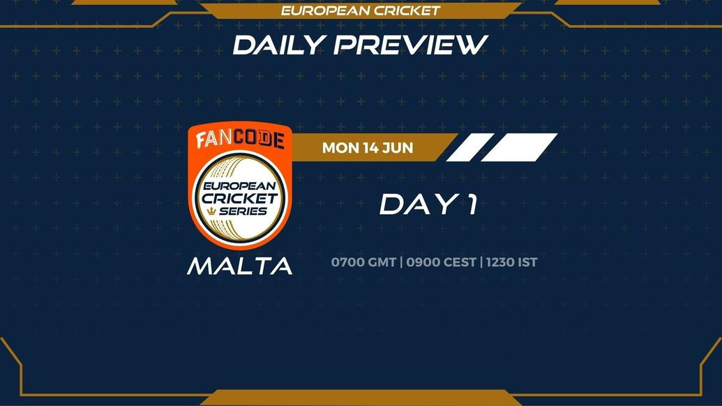 Day 1 PREVIEW: FanCode ECS Malta – Matches 1 to 4