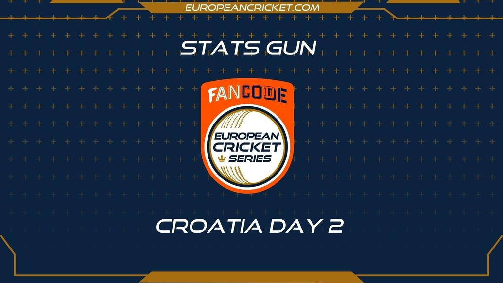 BET2BALL STATS GUN - Day 2 - FanCode ECS Croatia - T10 CRICKET LIVE