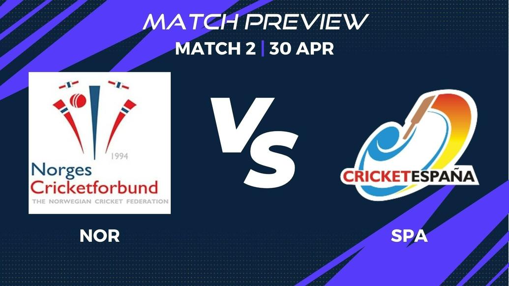 NOR vs SPA Preview | Match 2 – ECI Spain T20I Tri-Series