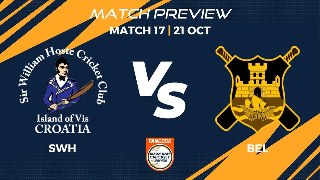 SWH vs BEL Preview | Match 17 – FanCode ECS Croatia
