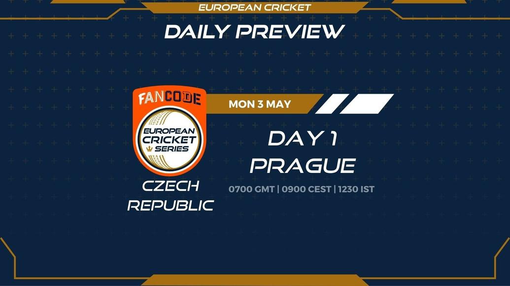 Day 1 PREVIEW: FanCode ECS Czech Republic Prague – Matches 1 to 4