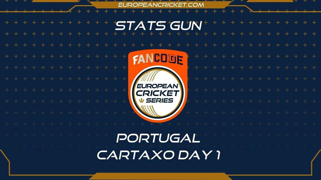 BET2BALL STATS GUN - Day 1 - FanCode ECS Portugal Cartaxo - T10 CRICKET LIVE