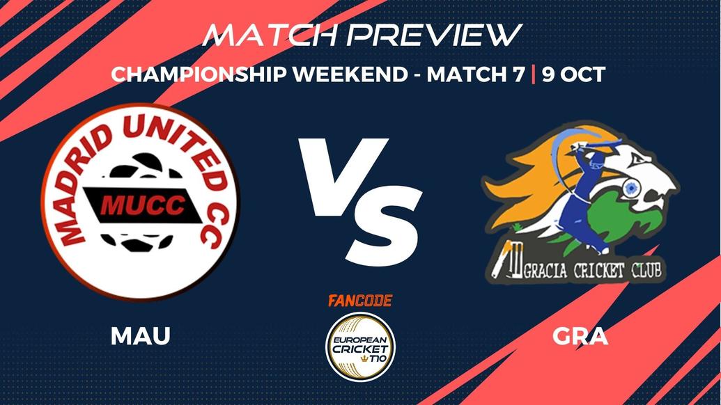MAU vs GRA Preview | Championship Weekend, Match 7 – FanCode ECT10 Spain