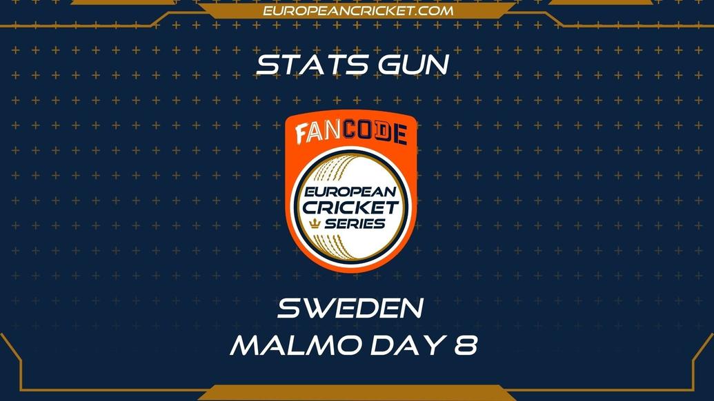 STATS GUN - Day 8 - FanCode ECS Sweden Malmo
