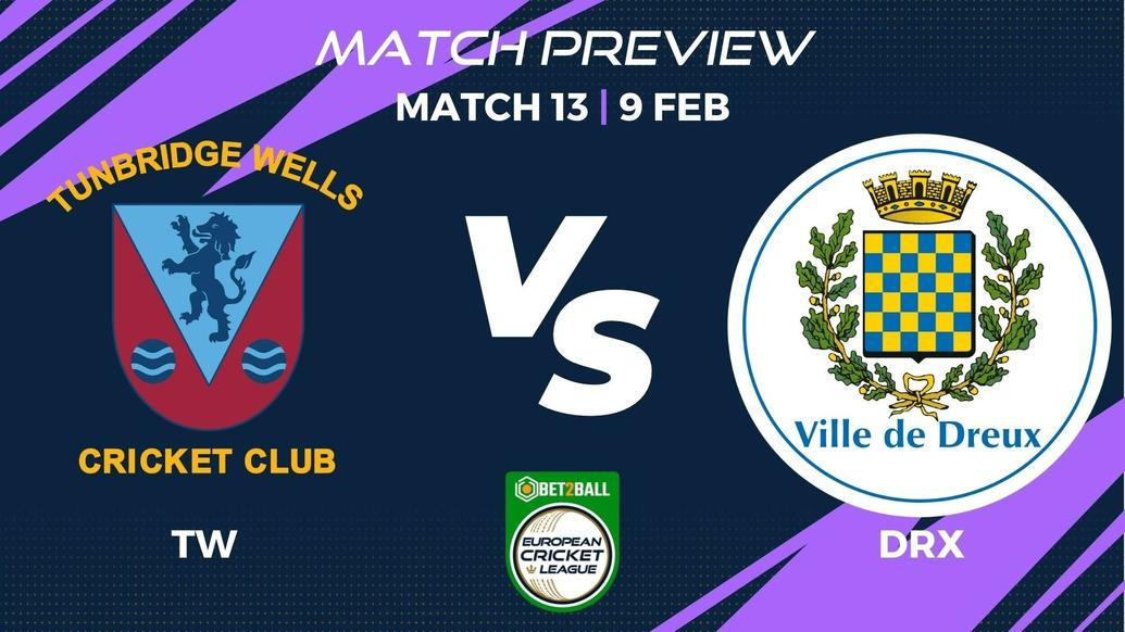 TW vs DRX Preview | Group A - Match 13 – Bet2Ball European Cricket League