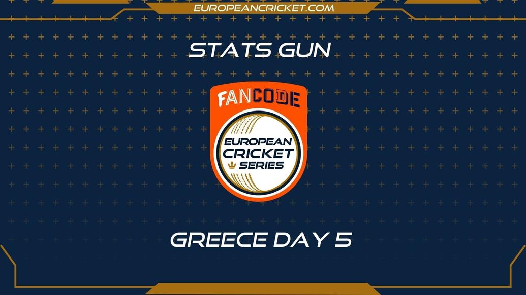 BET2BALL STATS GUN - Day 5 - FanCode ECS Greece - T10 CRICKET LIVE