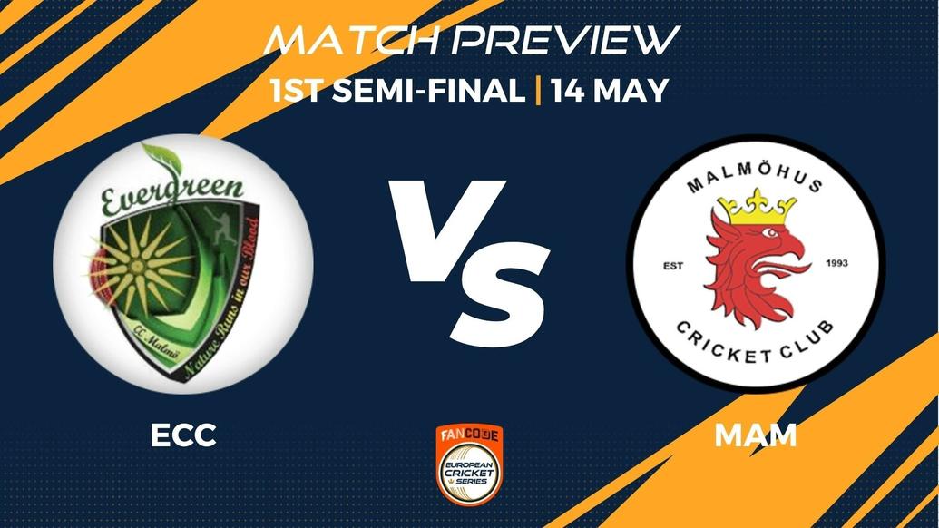ECC vs MAM Preview | 1st Semi-Final, Match 45 - FanCode ECS Sweden Landskrona