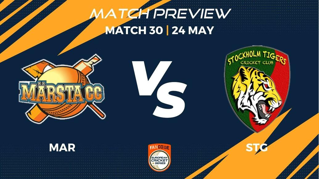 MAR vs STG Preview | Match 30 – FanCode ECS Sweden Stockholm