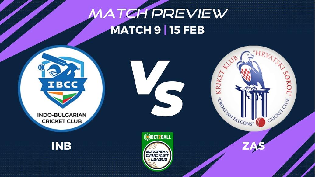 INB vs ZAS Preview | Group B – Match 9 – Bet2Ball European Cricket League