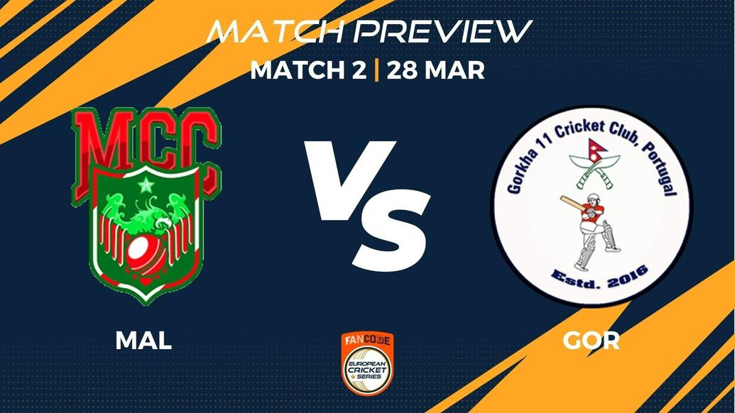 MAL vs GOR Preview | Match 2 – FanCode ECS Portugal