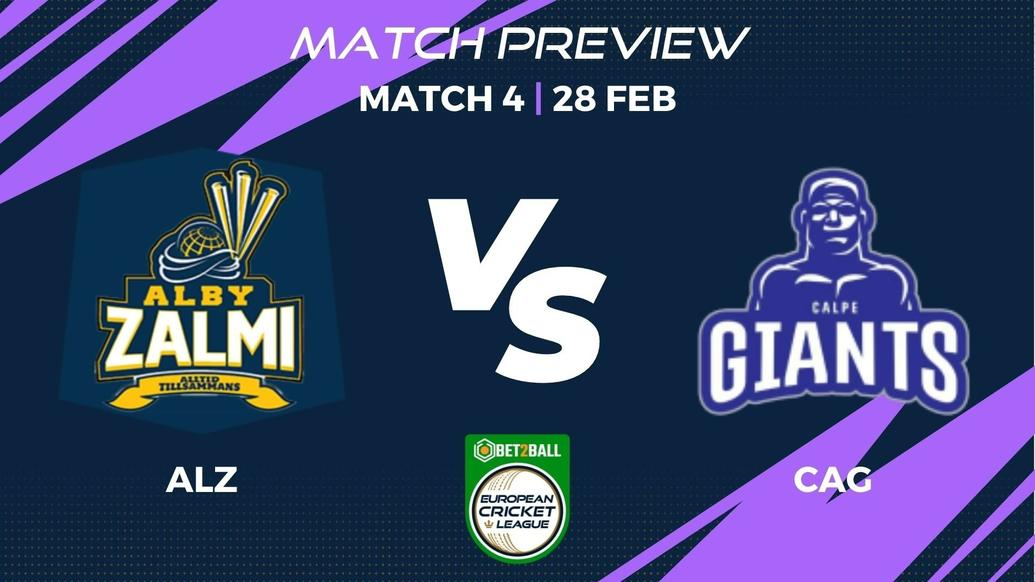 ALZ vs CAG Preview | Group D – Match 4 – Bet2Ball European Cricket League
