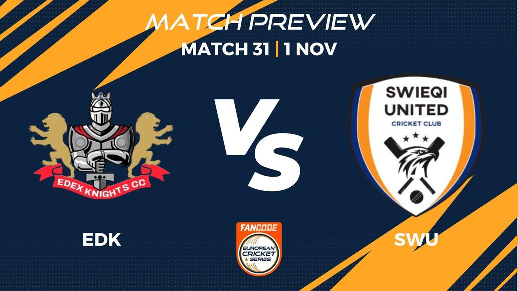EDK vs SWU Preview | Match 31 – FanCode ECS Malta