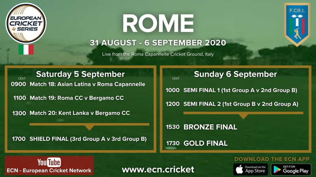 REPORT: Brescia bonanza at European Cricket Series Rome