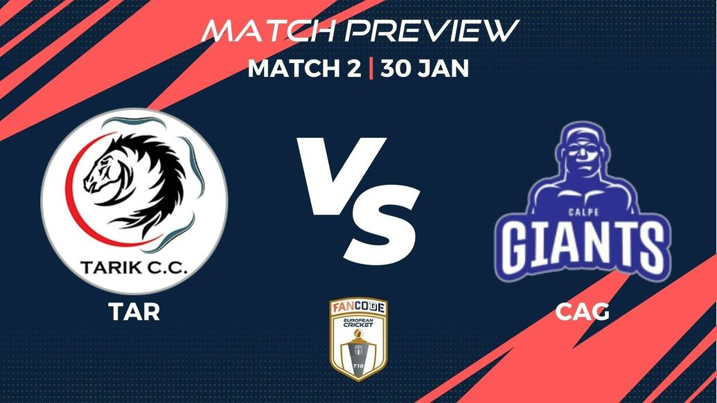 TAR vs CAG Preview | Match 2 - FanCode European Cricket T10 Gibraltar