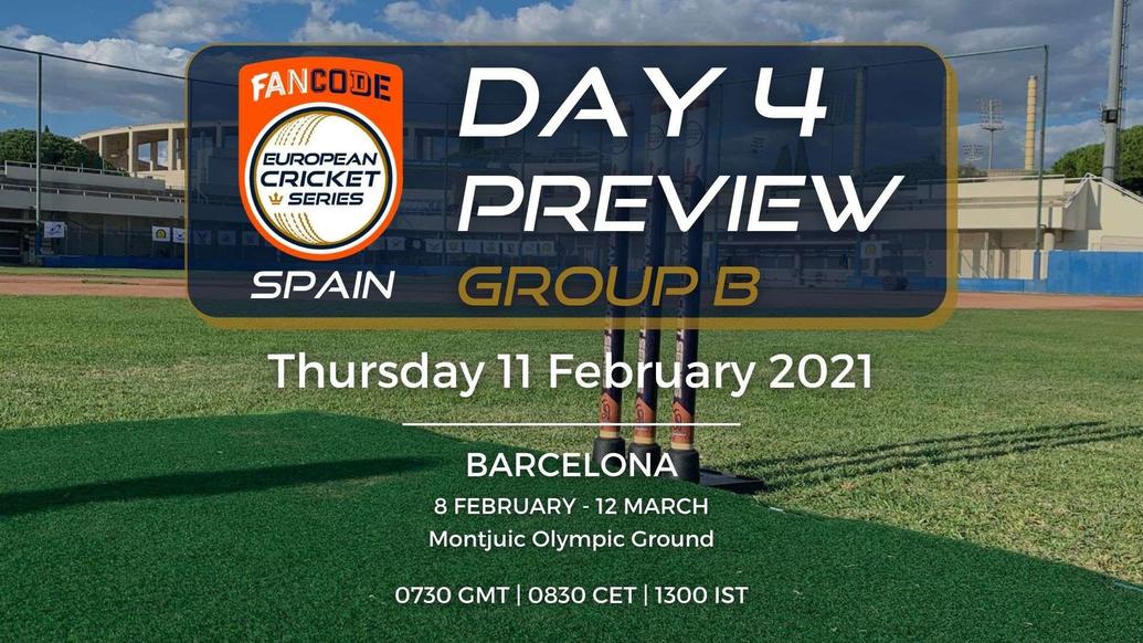 Day 4 PREVIEW: FanCode ECS Spain Barcelona – Matches 16 to 20