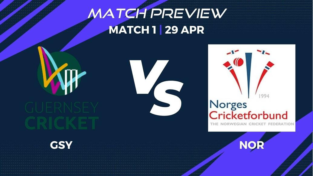 GSY vs NOR Preview | Match 1 – ECI Spain T20I Tri-Series
