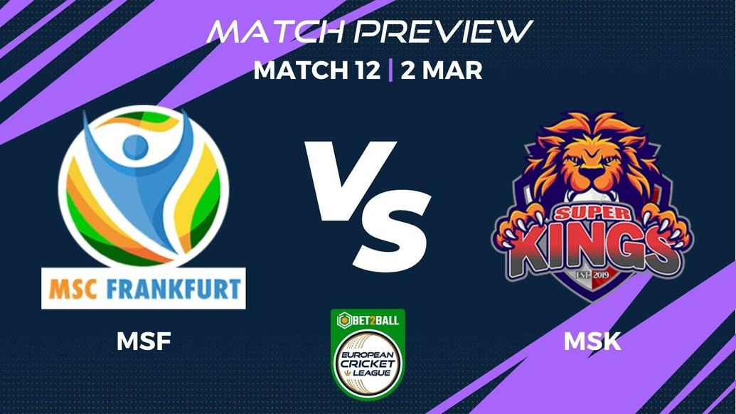 MSF vs MSK Preview | Group D – Match 12 – Bet2Ball European Cricket League