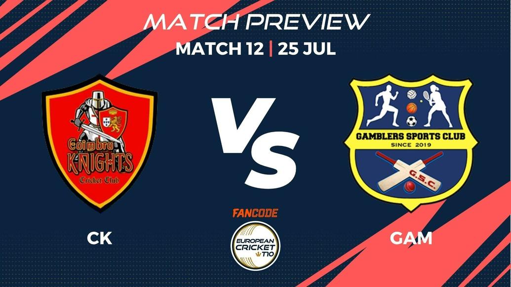 CK vs GAM Preview | Match 12 – FanCode European Cricket T10 Portugal