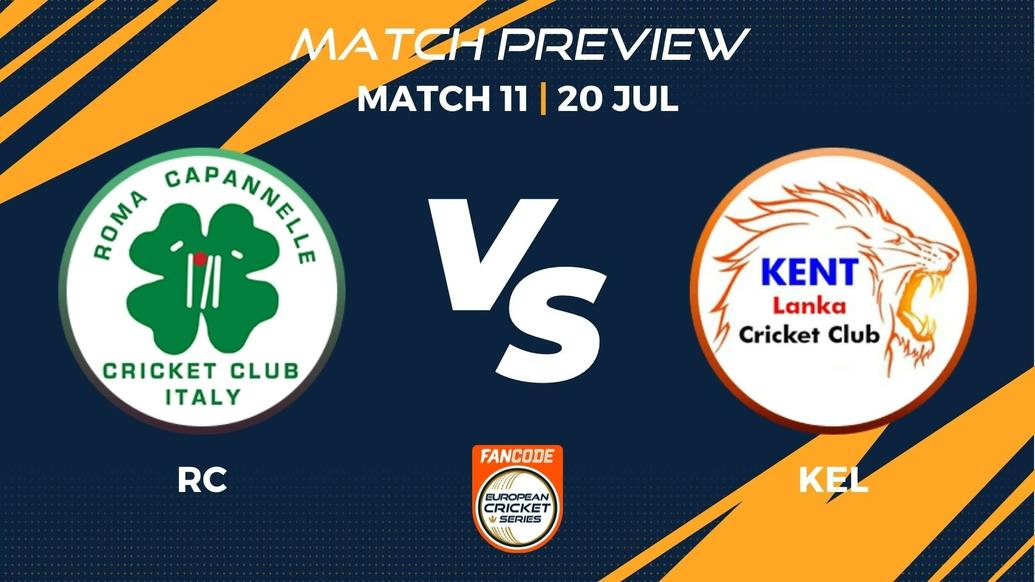 RC vs KEL Preview | Match 11 – FanCode ECS Italy Rome