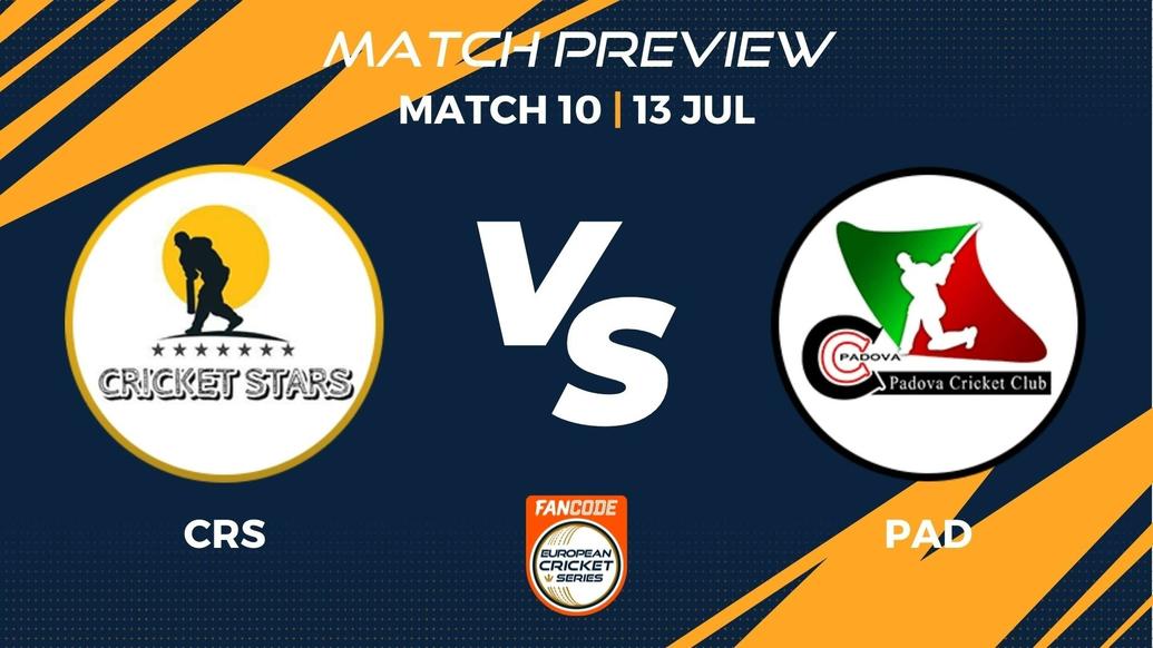CRS vs PAD Preview | Match 10 – FanCode ECS Italy Bologna