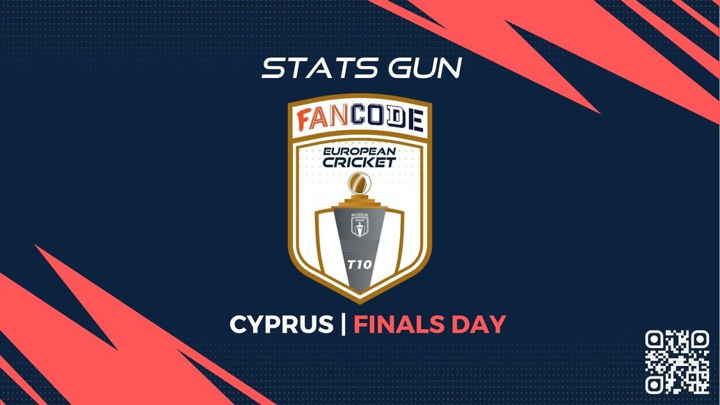 BET2BALL STATS GUN - Finals Day - Fancode European Cricket T10 Cyprus - T10 CRICKET LIVE