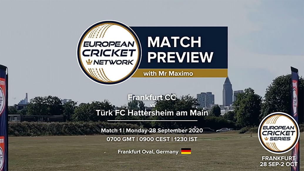 PREVIEW: MATCH 1 – Frankfurt CC v Türk FC Hattersheim am Main – European Cricket Series Frankfurt