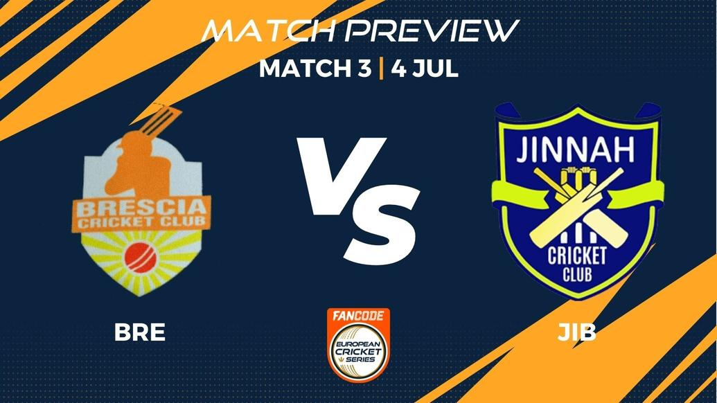 BRE vs JIB Preview | Match 3 – FanCode ECS Italy Brescia