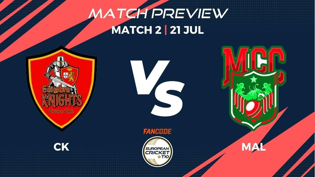 CK vs MAL Preview | Match 2 – FanCode European Cricket T10 Portugal