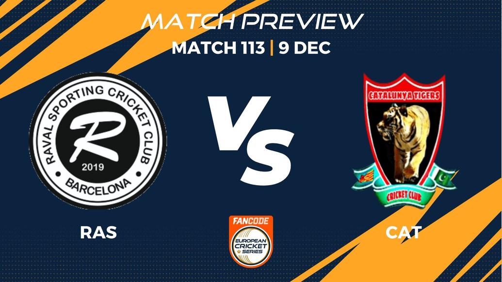 RAS vs CAT Preview | Match 113 – FanCode ECS Spain, Barcelona