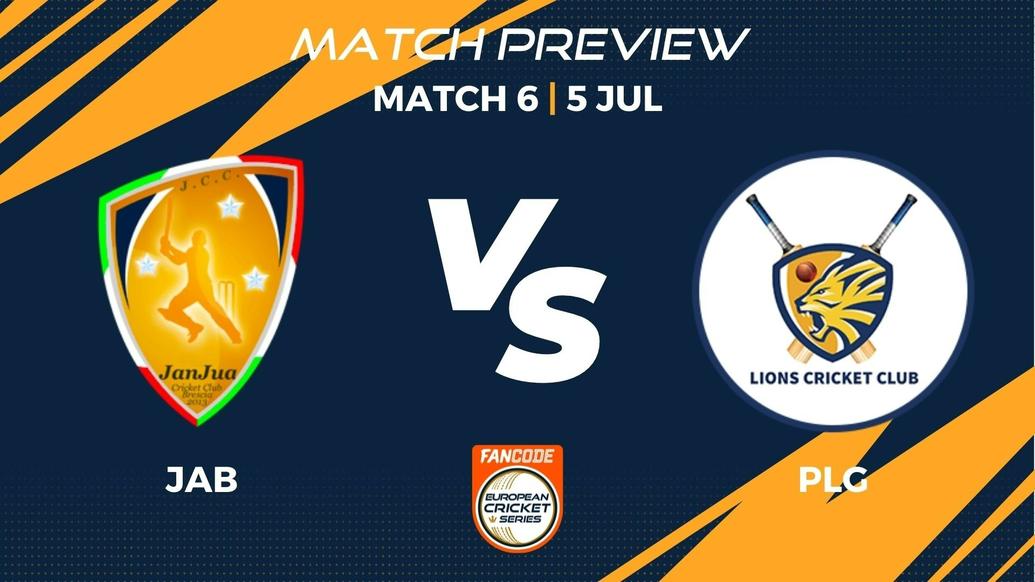 JAB vs PLG Preview | Match 6 – FanCode ECS Italy Brescia