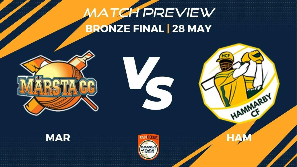 MAR vs HAM Preview | Bronze Final, Match 47 – FanCode ECS Sweden Stockholm