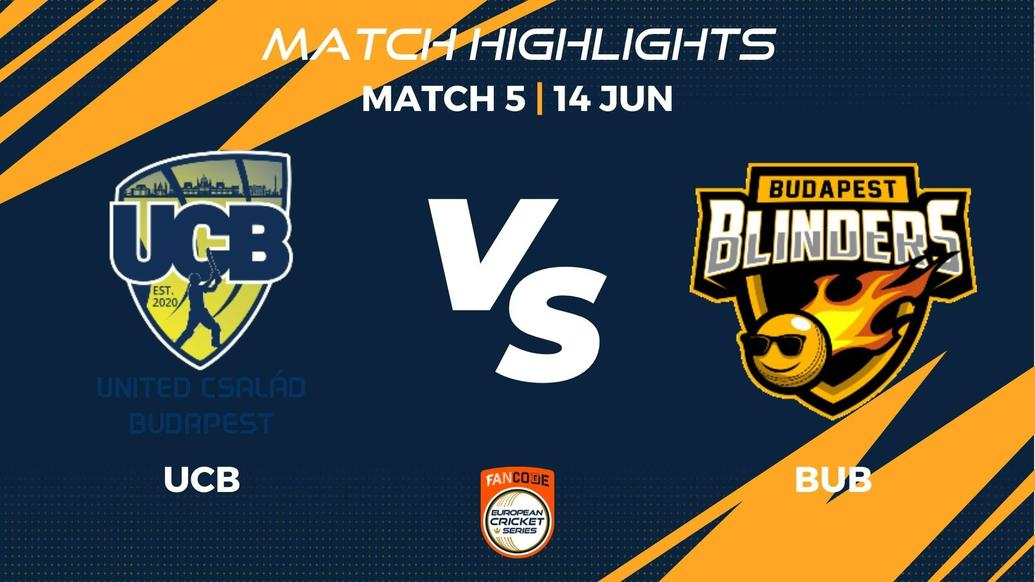 UCB vs BUB Preview | Match 5 - FanCode ECS Hungary