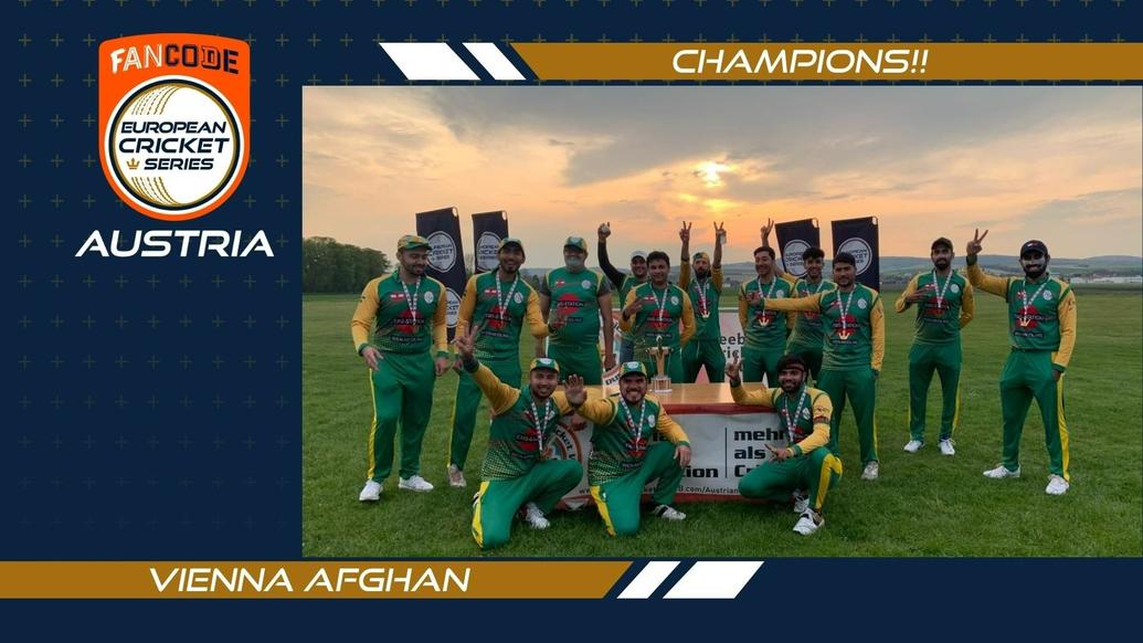 Champions! Vienna Afghan victorious at FanCode ECS Austria Vienna