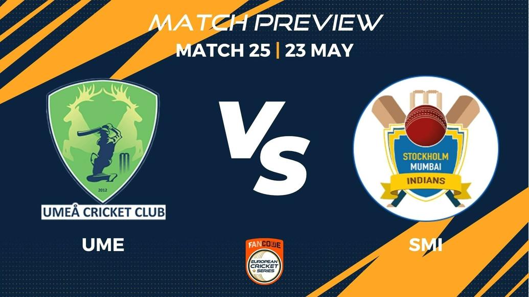 UME vs SMI Preview | Match 25 - FanCode ECS Sweden Stockholm