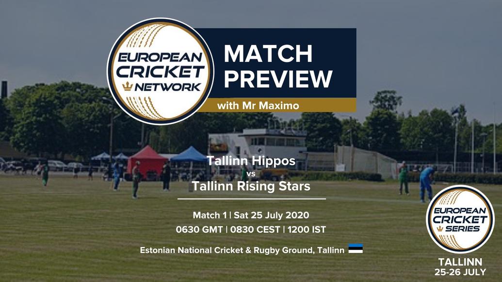 PREVIEW: MATCH 1 – Tallinn Hippos v Tallinn Rising Stars – European Cricket Series Estonia
