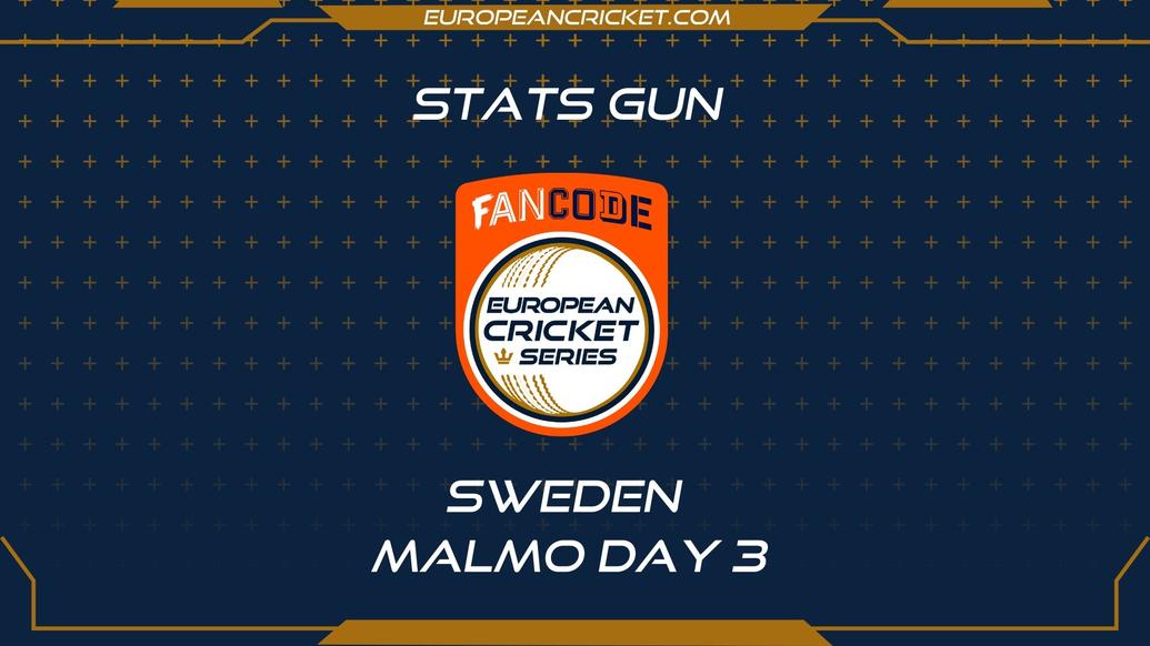 STATS GUN - Day 3 - FanCode ECS Sweden Malmo