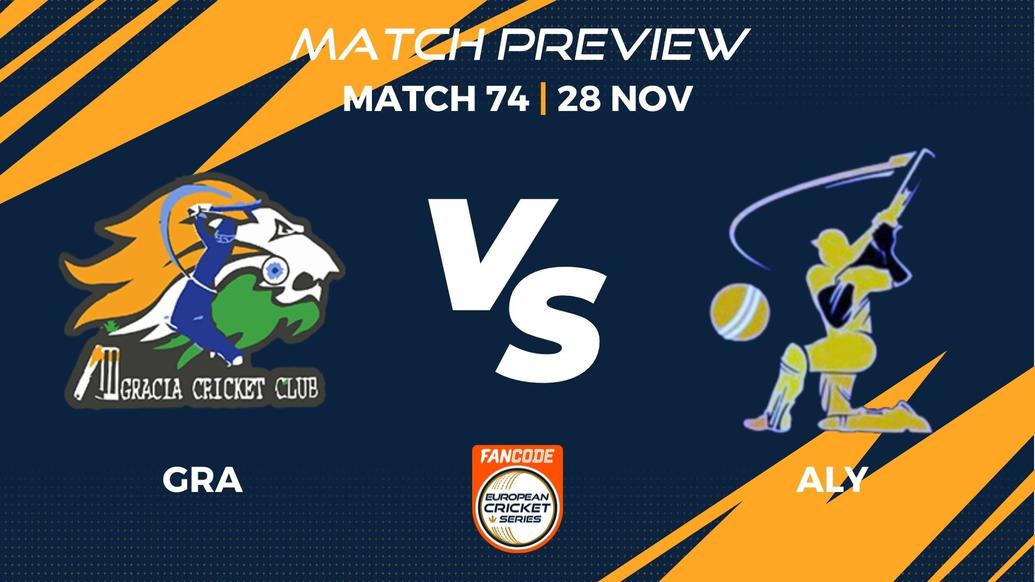 GRA vs ALY Preview | Match 74 – FanCode ECS Spain, Barcelona