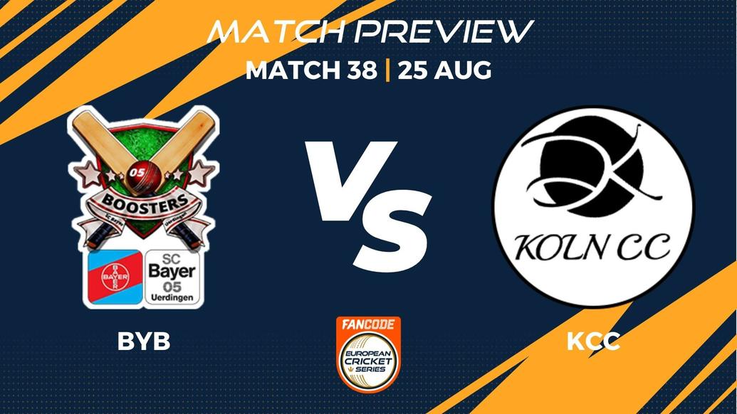 BYB vs KCC Preview | Match 38 – FanCode ECS Germany, Krefeld