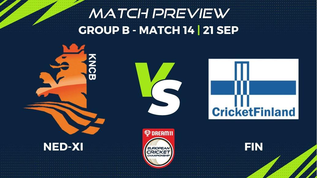 NED-XI vs FIN Preview | Group B, Match 14 – Dream11 European Cricket Championship