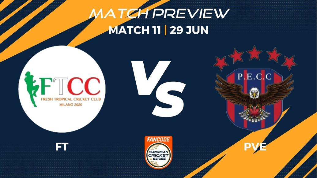 FT vs PVE Preview | Match 11 – FanCode ECS Italy Milan
