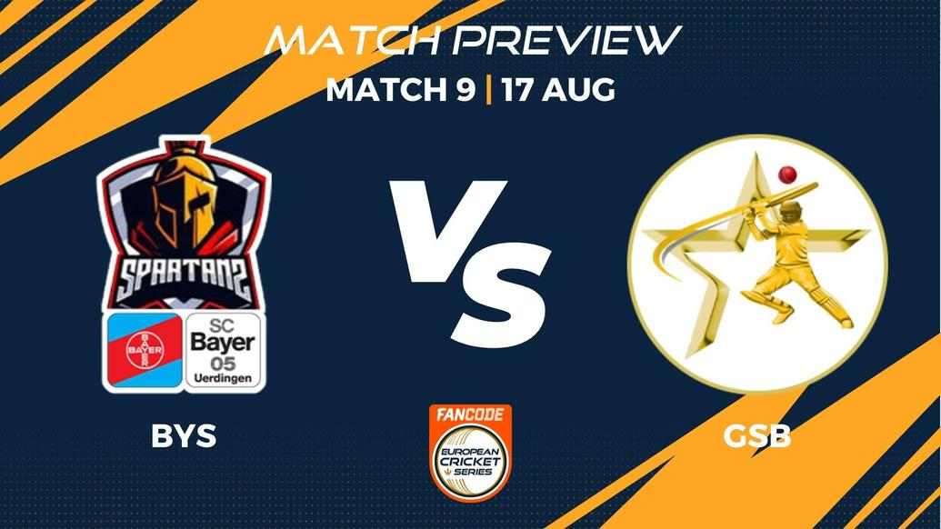 BYS vs GSB Preview | Match 9 - FanCode ECS Germany, Krefeld