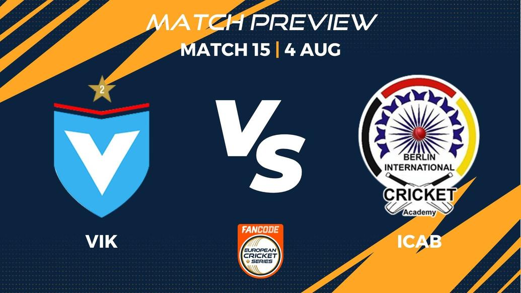 VIK vs ICAB Preview | Match 15 – FanCode ECS Germany, Dresden