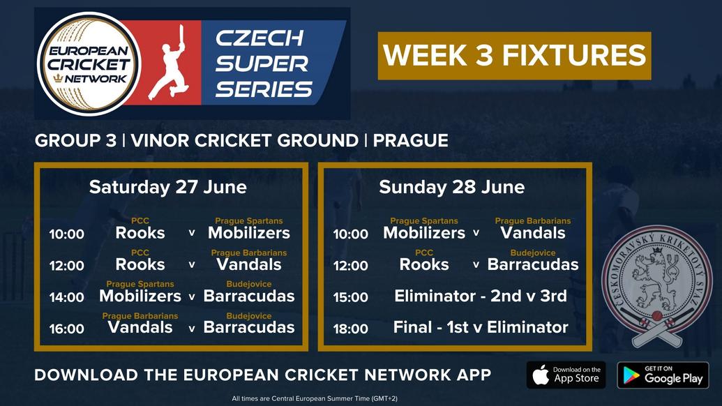 ECN Czech Super Series Fixtures – Week 3