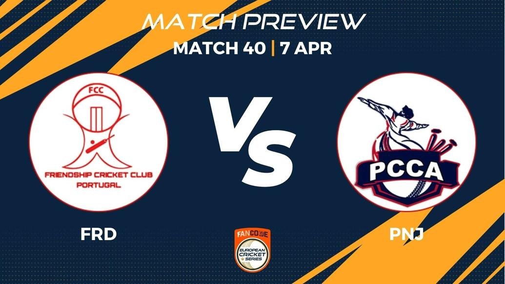 FRD vs PNJ Preview | Match 40 – FanCode ECS Portugal
