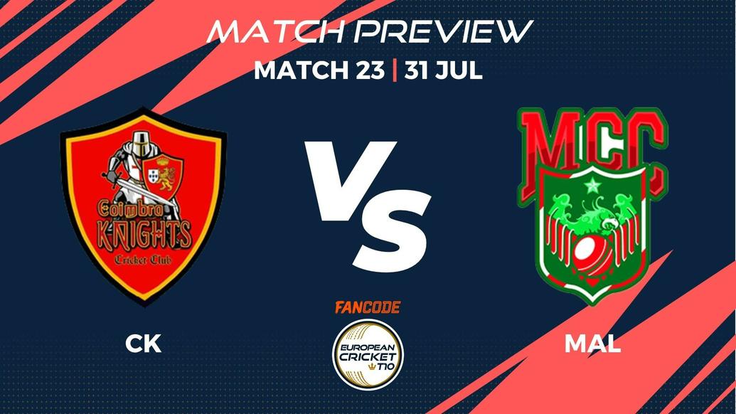 CK vs MAL Preview | Match 23 – FanCode European Cricket T10 Portugal