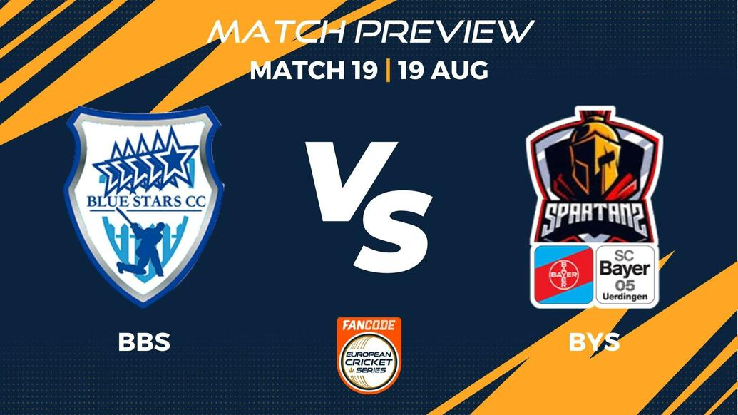 BBS vs BYS Preview | Match 19 – FanCode ECS Germany, Krefeld