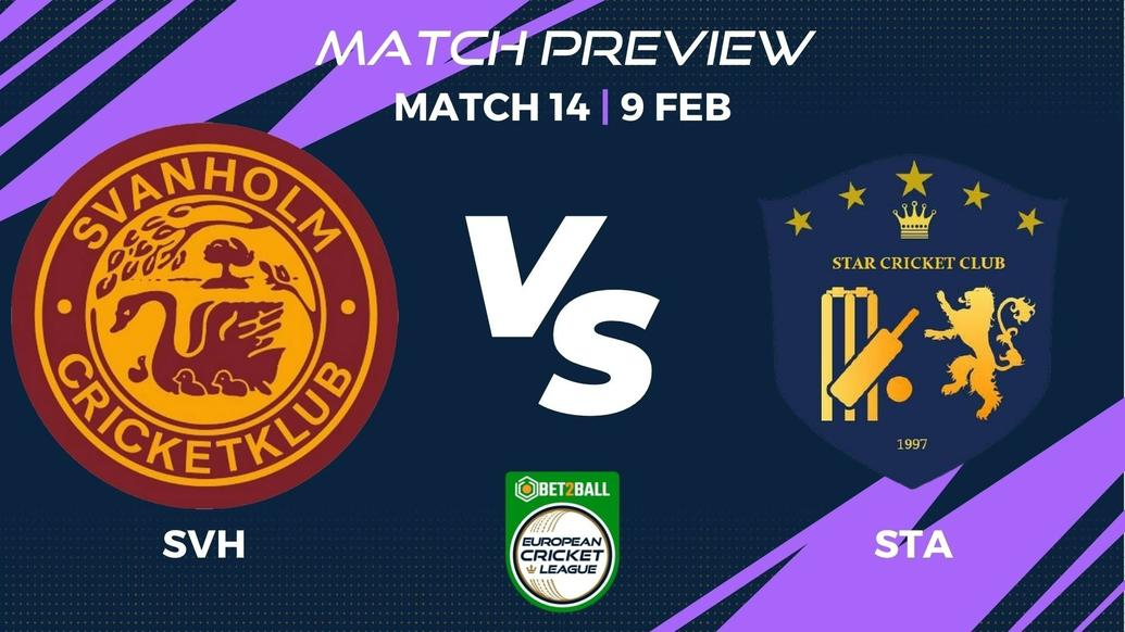 SVH vs STA Preview | Group A - Match 14 – Bet2Ball European Cricket League