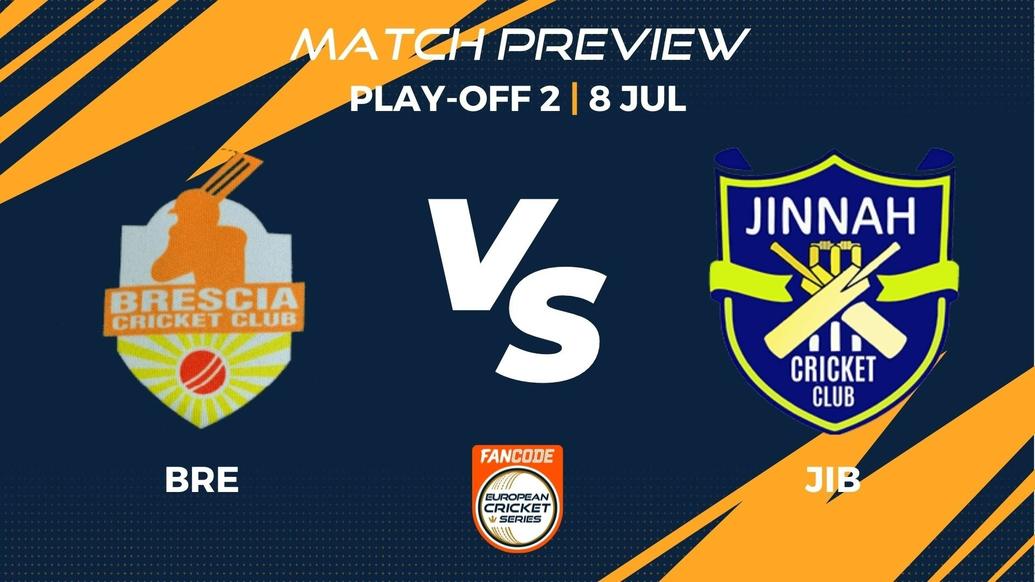 BRE vs JIB Preview | Play-off 2, Match 18 – FanCode ECS Italy Brescia